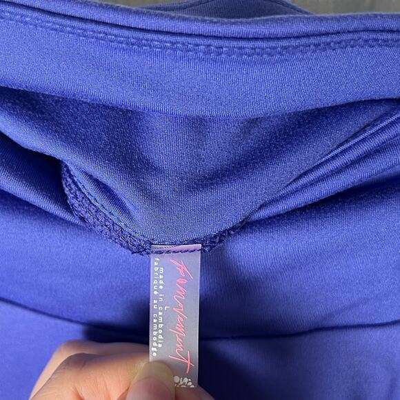 Free People Purple Pleated Lace FP Movement Pleats And Thank You Mini Skort L - Picture 11 of 11